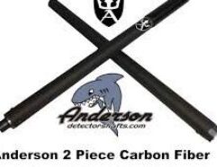 Anderson Neptune 2 piece Carbon Fiber Sand Scoop Shaft 1.375 Inch OD and 45" Length two piece Carbon Fiber Handle. Designed with threaded marine grade aluminum anodized coupler for easy breakdown when traveling. Foam filled to aid with flotation. 6" PVC hand grip installed on end. Reinforced inside lower at scoop end. Strongest handle on the market. Comes complete with hardware and installation instructions. 1 Year Warranty.