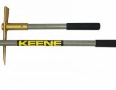 32 Inch Armored Detector Pick - DP32 Keene's Armored Steel Detector Pick is a well balanced pick that works great for drywashing, metal detecting, prospecting and anything else you can throw at it! This 32 inch long pick is built with an AR500 hardened armor plate steel head that offeres abundant strength and resillience in all conditions. The high density fiberglass handle makes this pick the lightest pic in the industry! The foam rubber grip prevents hands from slipping even in the toughest conditions. As an added bonus, each pick head is equipped with a Rare Earth Super Magnet to enable it to quickly remove metallic items from the working area. making seperation second nature. Proudly made in the U.S.A.