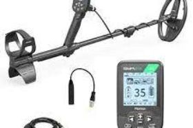 Nokta Simplex LITE Waterproof Metal Detector With 9.5 X 6" DD Coil Nokta Simplex LITE Waterproof Metal Detector The next generation of the Nokta Simplex, offers extreme depth and high-end features at an entry-level price. The Nokta SIMPLEX New Generation series boasts all-new aesthetics, enhanced technical performance, and fully waterproof up to 5 m (16 ft) and all at an impressive reduced weight of 1.2kg (2.6 lbs). SIMPLEX continues to be unrivaled in terms of making quality metal detecting available and affordable for all by offering 3 different models at different price levels. Whether you're a beginner or you want an affordable yet powerful detector, SIMPLEX has you covered! The Nokta SIMPLEX has advanced in many ways: Hardware, software, design, ergonomics… yet one thing has stayed the same: Worldwide proven performance and success backed up by a company that cares! Factory Included Items with Nokta Simplex LITE Waterproof Metal Detector: Waterproof DD (SX24) Search Coil and Cover 24 x 15cm / 9.5 x 6” USB Charger/Data Cable for Nokta Simplex Waterproof Metal Detector 6.3mm (1/4") Headphone Adaptor Features with Nokta Simplex LITE Waterproof Metal Detector: IP68 Fully submersible up to 5 meters (16ft) and protected from total dust ingress. Easy Operation Simplex is a turn-on & go detector featuring a very easy-to-use, single menu design. Notch Discrimination Discriminates between Target IDs for unwanted metals. Search Modes: Field, Park, Beach, All Metal Vibration Simplex vibrates upon detection of targets! Ideal for detecting underwater in poor visibility & the hearing impaired. Frequency Shift Eliminate EMI with a shift in frequency in tiny increments. Lighting for Night and Underwater Use Simplex has it all - LCD Backlight, Keypad Backlight, and LED Flashlight Retractable Shaft Shaft will retract to 63 cm, or 25″. Great for easy transport, storage as well as diving. Lightweight (1.2 kg/2.6 Ibs) Well balanced - Enjoy detecting for extended hours without fatigue Online Firmware Updates Get firmware updates for (via USB on PC) and get the most out of your Nokta Simplex BT Waterproof Metal Detector Built-in Lipo Battery Easily charged with an AC charger or USB power bank. Specifications: Operating Frequency: 15kHz Pinpoint Mode Target ID: 01-99 Sensitivity Setting: 30 Levels Volume: 5 Levels Ground Balance: Automatic / Manual Iron Off Ground Suppressor Threshold (All Metal) Shaft: Aluminum & Plastic Battery: 2300mAh Lithium