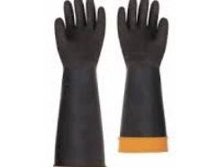 24" Panning / Sluice Gloves - Long Arm 24 inch long black rubber panning gloves with textured fingers. Keep your hands dry when gold panning or working with a sluice etc.