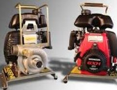 2.5 Stroke Honda Engine & Pump Product Details: The P90 pump is driven by a GX50 Honda engine for our series of 2000 to 2500 model dredges. Pumps a maximum of 100 gallons per minute. Capable of 161 feet of head lift. Pump size is 1 1/2" x 1 1/4" Compressor belt and shaft size is 5/8 inch keyed 1/4 inch. Pump net weight is 4 pounds. Unit weight is 4 pounds.