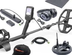 ALL NEW Nokta Legend Pro Pack Metal Detector- Full Carbon- PN: 11000840 Nokta Legend WHP Metal Detector PN: 11000840 CHANGING THE GAME FOR MULTI-FREQUENCY 1 - System Box 2 - Waterproof DD Search Coil 30cm x 23cm / 12" x 9" (LG30) & Cover 3 - Waterproof DD Search Coil 15cm / 6" (LG15) & Cover -The Legend PRO Pack Only 4 - Waterproof Replaceable Spare Battery & Charger -The Legend PRO Pack Only 5 - Headphones Adapter (6.3mm 1/4") -The Legend STD Pack Only 6 - Bluetooth aptX™ Low Latency Headphones -The Legend PRO Pack & WHP Only 7 - The LEGEND Cap 8 - USB Charging & Data Cable 9 - Headphones Soft Case -The Legend PRO Pack & WHP Only DO NOT ACCEPT PAYING MORE FOR LESS! Nokta Makro's first simultaneous multi frequency metal detector The LEGEND is loaded with features that makes it the best multi-purpose detector, adaptable for all types of targets and ground conditions. This "legendary" metal detector offers exceptional performance in the toughest conditions in its world-praised robust and waterproof design and comes at a price that sets a new standard in the industry. Its depth and advanced discrimination capability in trashy sites along with its silent and stable operation on the beach and underwater will captivate all land and beach hunters. The LEGEND is equipped with specifications that are suitable also for gold prospectors to be able detect those small gold nuggets in highly mineralized gold fields. IP68 Fully submersible up to 3 meters (10ft) and protected from total dust ingress. Advanced Discrimination Settings All Metal, Ferrous Off, Ground Effect Off, Custom (Notch Discrimination) Frequency Shift & Noise Cancellation Get rid of EMI easily. Recovery Speed Setting Enables you to detect smaller targets among trash by adjusting the speed of target response. 60 Target IDs & Harmonic Tones Accurate Target IDs and harmonic tones with adjustable frequencies allow you to identify targets easily.