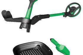 Nokta MINI Hoard Cool Kit Nokta MINI Hoard Cool Kit - 11000806 Introducing the first waterproof metal detector for kids! The Nokta Makro Mini Hoard is recommended for ages 4-8 years old. For older kids, 8-12+ Nokta recommends the Midi Hoard Metal Detector Cool Kids Kit Includes: Boys and Girls Stickers, Sand Scoop and Sifting Pan Features Waterproof up to 3ft.(1m.) Ferrous – Non-Ferrous Discrimination Iron Rejection Pinpoint Function Depth Indicator Battery Indicator LED Indicator Overload Warning Auto Shut-Off & Alarm Child-Friendly Design Lightweight and Compact Has Armrest for Easy Swing Very Durable Long Battery Life Specifications Frequency: 15 kHz Display: Yes Tones: 2 Volume Adjustable: Yes Pinpoint: Yes Weight: 0.78 kg Length (min/max): 66cm - 91 cm Batteries: 2xAA Batteries