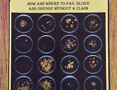 GOLD PANNER'S GUIDE TO THE OREGON CASCADES Researched extensively since the early 1970's, this book covers the author's “backyard”. In it's sixth edition, this guide covers the I-5 Corridor from Portland to Cow Creek, south of Canyonville. There is an emphasis of where to go to pan without a claim. Nine maps give locations and directions of placer mining areas, and some lode mines. Mile by mile tours through mining areas with specific observations, and first hand mining experience. Basic instructions on panning, sluicing, and prospecting.
