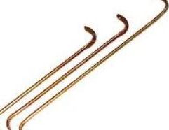 Gold Buddy Hundley 16" Spoon Type Crevice Tool This zinc plated crevice tool is constructed from steel with a hook on one end, and a spoon on the other. The spoon end is extremely handy for retrieving material from deep crevices. Hand made in the tradition of American Mountain Men and frontier blacksmiths. This original design was made for us by a Mountain Man named Hundley until he died at 90+ years old.