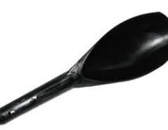 BLACK TREASURE SCOOP Reinforced plastic scoop designed to recover nuggets and help you locate them in the scoop with your detector.
