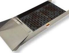 8X35 Gold Sluice Box - MICRO DREAM MAT Description Big Foot Series Gold Sluice Box: 8" x 35" Discover a new level of gold prospecting with our 8" X 35" Gold Sluice Box from the Big Foot Series. Designed for versatility and efficiency, this gold mining equipment is perfect for both novice and experienced gold prospectors. Key Features: Versatile and Compact: The shorter design of the Big Foot Series makes it easy to achieve a good slope drop and fit your sluice in your backpack, ensuring you can sluice for gold wherever you go. Efficient Gold Recovery: Gold gets caught in the front row, and the Micro Mats are excellent beach and finishing mats, capturing uber-fine gold with very little concentrates. Innovative Technology: The Dream Mats increased efficiency has sparked a new gold rush, allowing gold to be found in previously overlooked areas. The vortex cells in our patented system exploit nature's own forces to bring the finest gold recovery to your sluice box. Durable Construction: Made from 16 ga. aluminum, this sluice box is built to last and withstand the rigors of gold sluicing. Specifications: Size: 8" x 35" (Lengths are not exact) Construction: 16 ga. aluminum Mat: 8" x 24" MICRO Dream Mat Clamp: Wing nut pressure clamp Color: Colors may vary Whether you're a seasoned prospector or new to gold sluicing, the Big Foot Series Gold Sluice Box is an essential addition to your gold mining equipment. With its advanced design and proven performance, you'll be able to recover fine gold more efficiently than ever before. The compact size makes it an ideal backpack sluice, allowing you to take your prospecting adventures to new locations. Get yours today and start your gold mining adventure!