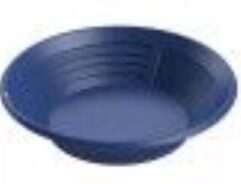 Minelab 15" Pro-Gold Dual Riffle Pan - 3011-0326 15" Dual Riffle Pan Combines 90° Riffles, Mini Riffles and a Flat Sidewall for More Efficient Sifting Experience a revolution in gold pan design with Minelab's 15" Dual Riffle Pan! This 15" inch gold pan features three separate panning zones to secure any size nuggets suspended in loose soil. The versatile combination of the 90 degree riffles, mini riffles and flat sidewall of the pan allow for faster and more efficient sifting. Its blue coloring contrasts against the yellow of the gold to make the shiny stuff even easier to spot. The pan's ultralight construction means that its perfect for both kids and adults. After you have taken it out once for a maiden dig, you'll never want to leave home with out! Features: 15" in Diameter Comes In A Contrasting Blue Color Made From An Ultra Lightweight Material Includes 90° Riffles, Mini Riffles and a Flat Sidewall