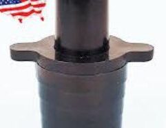 Gold Buddy Top Hat Black Sand Magnet This is a world class prospecting tool. About twice as strong as any other magnet near it's size it is a powerful tool capable of lifting unwanted magnetic black sand a safe distance from your pan or concentrates. Contains a 1-inch round x 1/8-inch thick plated Neodymium rare earth magnet. Push the plunger down to pick up the magnetic material and release the plunger to drop the material off. Made In The USA.