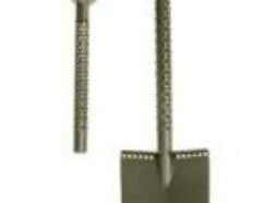 MOTLEY FIELD FOX SHOVEL - NON SERRATED - GREEN Description: - Shovel Dimensions: 100 cm / 66 cm or 39,37 or 26 inch in length 18cm / 7,08 inch blade width 20cm / 7,87 inch blade height - Handle dimensions: 13 cm / 5,11 inch width 11,5 cm / 4,72 inch. - Handle type: D-shape - Handle adjustable length 100cm / 39,37 inch – longest 66cm / 26 inch – shortest - Shovel Weight: 1930 gram / 68,07 ounces - Made of 2mm high grade heath treated steel, sandblasted - Motley Powder coating finish - All terrain shovel especially for use in harvest crop fields, pasture - Stealth shape bended blade for better release - Travel concept (fits in your suitcase, backpack, bike, boat, car, canoe) - Handle grip and blade are in a forward angled position designed so you use less energy for digging - Special hexagon laser cut footplates and 2 way blade, larger surface - Quick release easy clamp to adjust your shovel in any length Check out all the other colors!