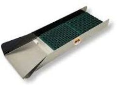 8" X 35" Gold Sluice Box - DREAM MAT - MINI Description: Big Foot Series Gold Sluice Box: 8" x 35" Discover a new level of gold prospecting with our 8" X 35" Gold Sluice Box from the Big Foot Series. Designed for versatility and efficiency, this gold mining equipment is perfect for both novice and experienced gold prospectors. Key Features: Versatile and Compact: The shorter design of the Big Foot Series makes it easy to achieve a good slope drop and fit your sluice in your backpack, ensuring you can sluice for gold wherever you go. Efficient Gold Recovery: Gold gets caught in the front row, and the Micro Mats are excellent beach and finishing mats, capturing uber-fine gold with very little concentrates. Innovative Technology: The Dream Mats increased efficiency has sparked a new gold rush, allowing gold to be found in previously overlooked areas. The vortex cells in our patented system exploit nature's own forces to bring the finest gold recovery to your sluice box. Durable Construction: Made from 16 ga. aluminum, this sluice box is built to last and withstand the rigors of gold sluicing. Specifications: Size: 8" x 35" (Lengths are not exact) Construction: 16 ga. aluminum Mat: 8" x 24" MINI Dream Mat Clamp: Wing nut pressure clamp Color: Colors may vary Whether you're a seasoned prospector or new to gold sluicing, the Big Foot Series Gold Sluice Box is an essential addition to your gold mining equipment. With its advanced design and proven performance, you'll be able to recover fine gold more efficiently than ever before. The compact size makes it an ideal backpack sluice, allowing you to take your prospecting adventures to new locations. Get yours today and start your gold mining adventure!