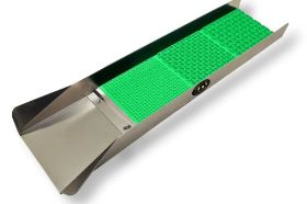 10" X 47" Sluice Box with Dream Mat 10" X 47" Sluice Box with Dream Mat Description: 10" x 47" Long Sluice Box: Superior Gold Mining Equipment for Unmatched Gold Sluicing Key Features: High Volume Processing: Outperform a traditional 12" wide sluice in volume without the need to classify material—just shovel it right in. Reduce your concentrates, enjoy instant clean outs, process more material, and take home more gold! Innovative Design: Dream Mat’s increased efficiency has fueled the new gold rush, enabling gold recovery in areas previously not considered gold-bearing. This is not your outdated traditional sluice! Our vortex cells exploit nature's own forces in a patented system to bring the finest gold recovery to your pan. Durable Construction: Made from 16 ga. aluminum, this gold sluice box is built to withstand the rigors of gold mining and provide long-lasting performance. Specifications: Size: 10" x 47" sluice box (length may vary slightly) Mat: 10" x 36" choice Dream Mat (length may vary slightly) Clamp: Wing nut pressure clamp or slick plate (mat dependent) Construction: 16 ga. aluminum Color: Colors may vary Benefits: Superior Gold Recovery: The Dream Mat's patented vortex cell technology ensures the finest gold recovery, leveraging natural forces for optimal results. Efficient Clean Outs: Enjoy instant clean outs and reduced concentrates, making your gold sluicing experience more efficient and rewarding. Versatile and Reliable: This gold sluice box is designed to handle high volumes of material, making it perfect for both novice and experienced gold prospectors. Ideal for All Gold Prospectors: Whether you are a seasoned prospector or a beginner, the 10" x 47" Long Sluice Box is an essential piece of gold mining equipment. Its advanced design and superior efficiency make it perfect for anyone looking to maximize their gold recovery efforts. Join the new gold rush and equip yourself with the best in gold sluicing technology. The 10" x 47" Long Sluice Box is your ultimate tool for unparalleled gold recovery and mining success.
