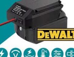 20V to 12V Step Down Converter - Dewalt Description: This Power tool 20V lithium step down to 12v adapter is perfect for powering your favorite 12V sluicing or other small prospecting pump. We offer 4x converter types to choose from (Battery NOT included). Dewalt Milwaukee Makita Hitachi Perfectly compatible with your tools 18V/20V lithium batteries. The battery adapter connector is well-design, snugly fits your battery, easy to install and remove. Battery adapter with over-load, no-load power-off, over-current, and low-voltage protection. The adapter is equipped with a fuse and high-quality silicone copper to prevent excessive transient current from damaging the battery and equipment, moreover, we use heat-resistance 14 AWG wire which own 10A max permissible current, you can use it safely. Digital dial voltage adjuster allows from 5V-13V adjustment, this can be used to control the speed of your pump. *This item is tested before shipped out & we will not offer replacements due to it is impossible to determine the cause of failure if used or wired up improperly. Please, if you do not understand electronics, have someone who knows how to hook the positive & negative wires up properly for you. NOTE: Converter works on pumps 500gph and higher