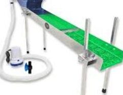 6X42 Power Sluice Box Micro/Combo Kit - Complete Description: 6X42 Power Sluice Box Micro/Combo Kit - Dream Mat | Gold Mining Equipment Experience the ultimate in gold mining equipment with our 6" x 42" Power Sluice Kit. Designed for prospectors who want to spend less time panning and more time enjoying the thrill of gold recovery, this powerful system offers unmatched efficiency and convenience. Key Features Sturdy Construction Crafted from .05"-thick, 6" x 41-1/2" aluminum Durable yet lightweight—ideal for backyard cleanups or remote prospecting Easily transportable—strap it to your daypack or fit it in your backpack Dream Mat Technology Equipped with 6" x 16" Micro and Combo Dream Mats, setting the standard for fine gold recovery Captures gold other systems miss—proven effective in over 68,000 views of Mini Mat outperforming the competition Join the worldwide community of Dream Mat users and experience professional-grade gold capture Complete Kit Includes 6" Sluice Header Box 6" x 42" Sluice with Micro & Combo Dream Mats 18" Leg Kit 2000 GPH Pump 12V Battery Clips Optional: Adjustable Flow Valve 5 ft. 1-1/8" Hose All holes are pre-drilled for straightforward assembly with basic hand tools. All necessary hardware is included. Efficient and Fun This power sluice system is designed to reduce concentrates, letting you focus on the gold with less tedious cleanup. It efficiently processes materials so you can quickly separate your gold from unwanted debris—much like having a professional miner handle your cleanups. The compact design means you’ll end up with fewer concentrates, less panning time, and more gold in your pan. Join the Revolution With countless prospectors worldwide benefiting from the Micro, Mini and Combo Dream Mats, this power sluice kit has become a go-to solution for anyone serious about fine gold recovery. Experience modern gold mining technology that makes every trip more rewarding. DISCLAIMER Assembly Required: Simple assembly with hand tools; all hardware is included. Product Substitutions: To ensure timely delivery and manage supply chain fluctuations, we reserve the right to substitute any purchased item (including electrical, plumbing, and hardware) with a product of equivalent or superior form, fit, and quality. While we strive to match the product images on our website, the item you receive may differ in appearance but will meet or exceed the original specifications. This may include drop-shipped items for products on backorder. Electrical Component Return Policy: All sales of electrical components are final. Due to their sensitive nature, we are unable to accept returns or offer refunds for these items. We cannot verify the condition of a component once it has been handled or installed. Please ensure you are ordering the correct part for your application. If you have any questions about compatibility, please contact us before placing your order. Upgrade your prospecting game with the 6" x 42" Power Sluice Kit—the innovative, high-efficiency solution for serious gold recovery. Less work, more gold, and more fun await! Looking to add more to your power sluice?